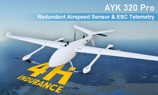 AYK-320 Long-endurance VTOL for Inspection and Mapping