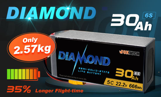 6S 30000mAh Semi-solid State Lipo Battery