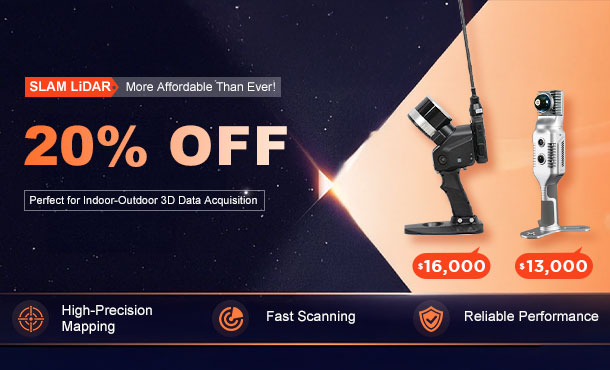 SLAM100 SLAM2000 Handheld Imaging LiDAR Scanner Perfect for Indoor-Outdoor 3D Data Acquisition