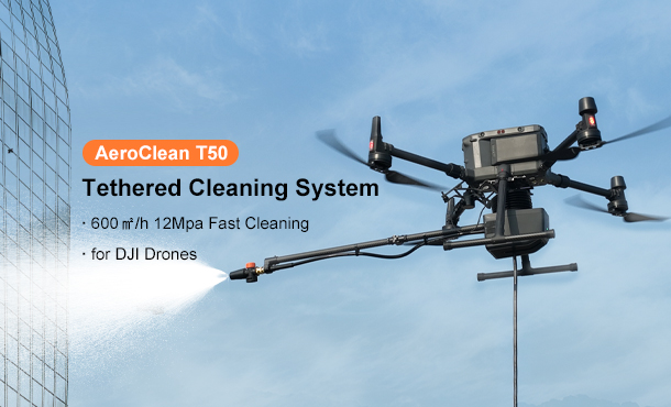 AeroClean T50 Tethered Cleaning System for DJI Drones