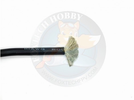 10AWG Silicon Cable Black 1m