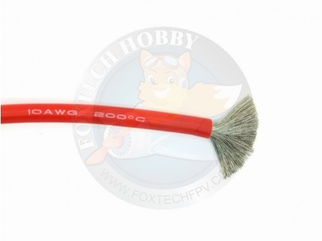 10AWG Silicon Cable Red 1m