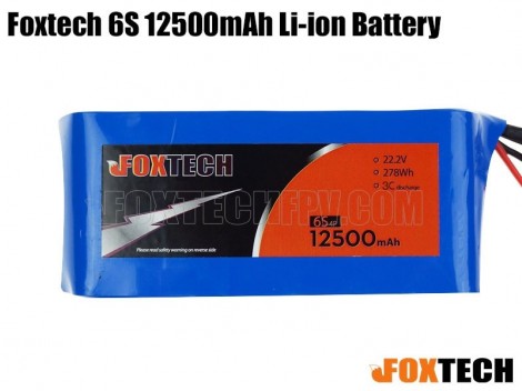 Foxtech 6S 12500mAh Li-ion Battery