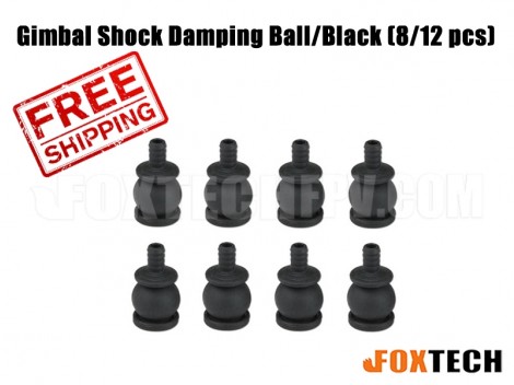 Gimbal Shock Damping Ball/black (4 Sets)[Free Shipping]