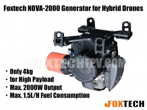Foxtech NOVA-2000 Generator for Hybrid Drones