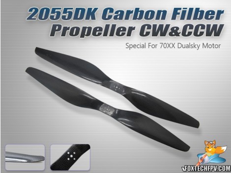 2055 DK Carbon Fiber Propeller CW&CCW