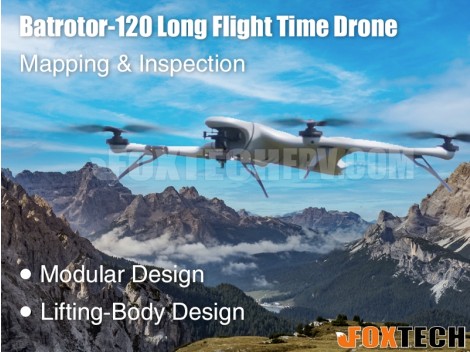 Batrotor-120 Mapping and Inspection Quadcopter