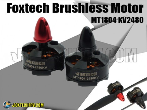 Foxtech Brushless Motor MT1804 KV2480 CW/CCW