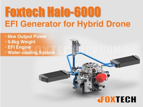 Foxtech Halo-6000 EFI Generator for Hybrid Drone