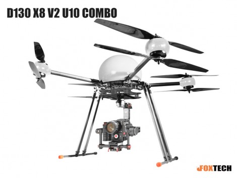Foxtech D130 X8 V2 U10 Combo