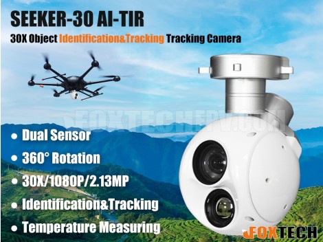SEEKER-30 AI-TIR 30X Object Tracking Drone Camera with 3-axis Gimbal