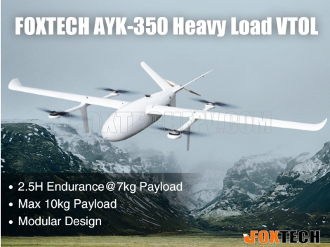 FOXTECH AYK-350 Heavy Load VTOL