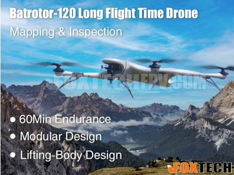 Batrotor-120 Mapping and Inspection Quadcopter