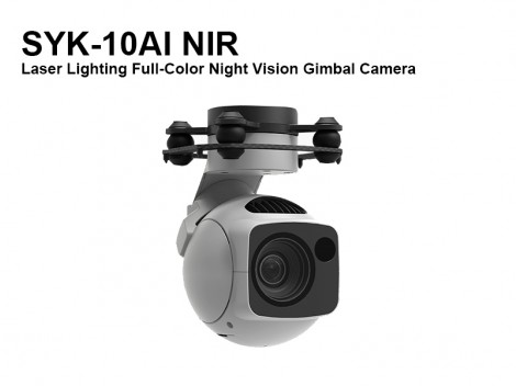 SYK-10AI NIR Laser Lighting Full-Color Night Vision Gimbal Camera