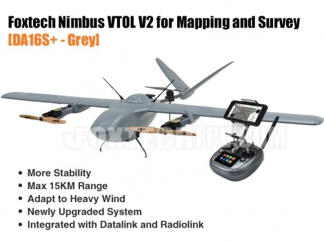 Foxtech Nimbus VTOL V2 Aircraft  for Mapping and Survey