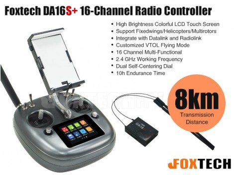 Foxtech DA16S+ 16-Channel Radio Controller