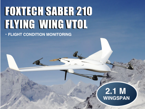 Foxtech Saber 210 Flying Wing VTOL