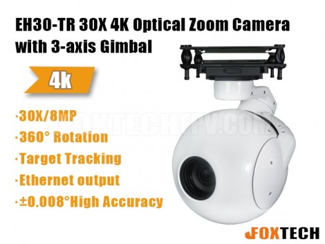 EH30-TR 30X-35X Optical Zoom Camera with 3-axis Gimbal
