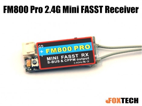 FM800 Pro 2.4G Mini FASST Receiver