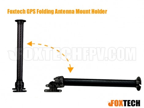 Foxtech GPS Folding Antenna Mount Holder