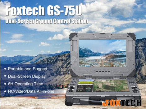 Foxtech GS-75U Dual-Screen Ground Control Station