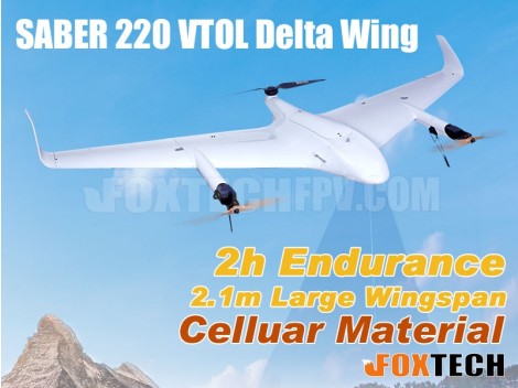 FOXTECH SABER 220 VTOL Delta Wing