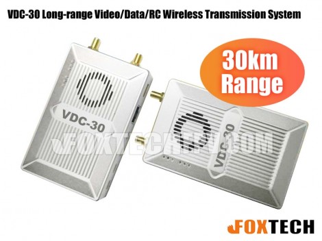VDC-30 Long-range Video/Data/RC Wireless Transmission System