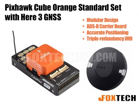 Pixhawk Cube Orange Standard Set with Here 3 GNSS