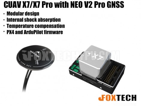 CUAV X7+&X7+ Pro Flight Controller with NEO 3 Pro GNSS