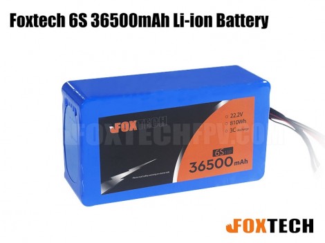 Foxtech 22.2V 6S 36500mAh Li-ion Battery
