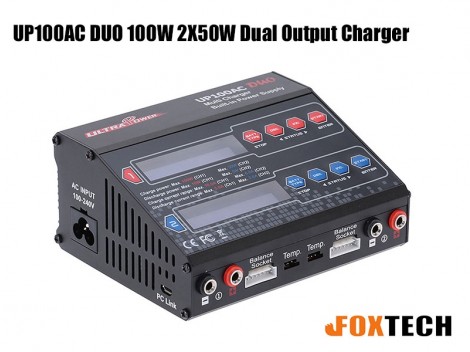 Ultra Power UP100AC DUO 100W 2X50W Dual Output Charger