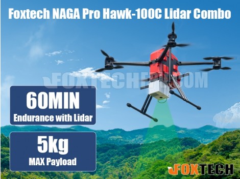 Foxtech NAGA Hawk-100C+ Lidar Combo