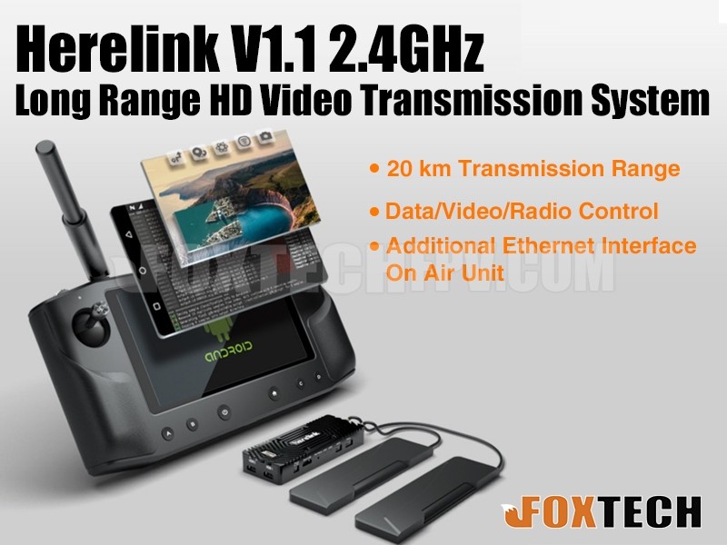 Herelink V1.1 2.4 GHz Long Range HD Video Transmission System