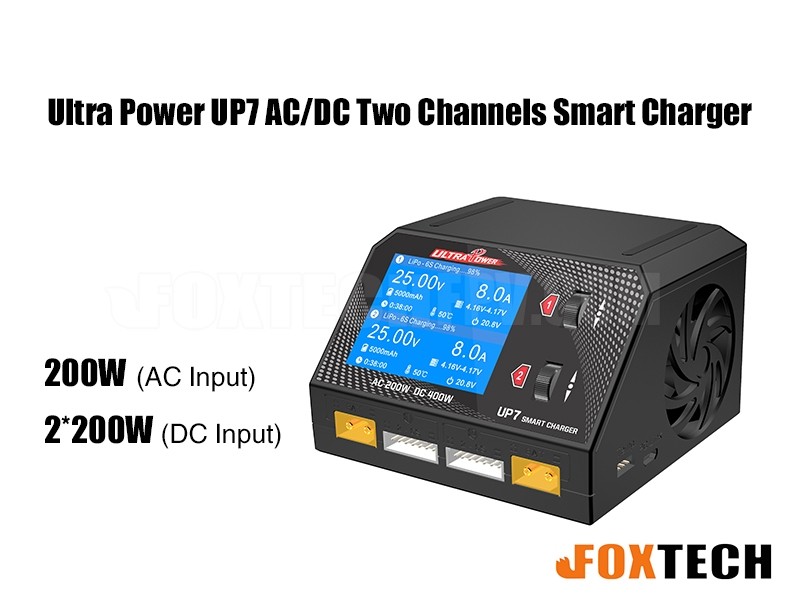 Ultra Power UP7 AC/DC Two Channels Smart Charger