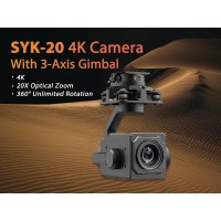 SYK-20 4K 20X Optical Zoom Camera With 3-Axis Gimbal