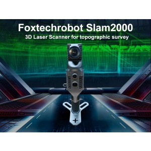 Foxtechrobot Slam2000 3D Laser Scanner With Data Processing Software for topographic survey