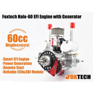 Foxtech Halo-60 EFI Engine with Generator