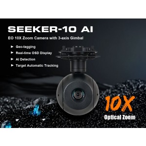 SEEKER-10 AI EO 10X Zoom Camera with 3-axis Gimbal