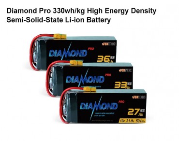 Diamond Pro 330wh/kg High Energy Density Semi-Solid-State Li-ion Battery 