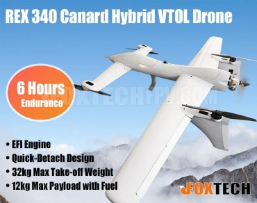 Foxtech REX 340 Canard Hybrid VTOL Drone