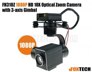 FH310Z 1080P HD 10X Optical Zoom Camera with 3-axis Gimbal