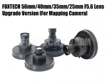 FOXTECH 56mm/40mm/35mm/25mm F5.6 Lens for Mapping Camera-Upgrade Version