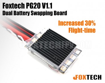 Foxtech PG20 V1.1 Dual Battery Swapping Board