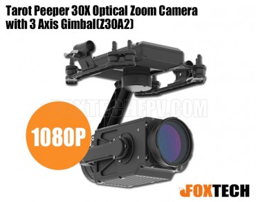 Tarot Peeper 30X Optical Zoom Camera with 3 Axis Gimbal(T30X-200W)