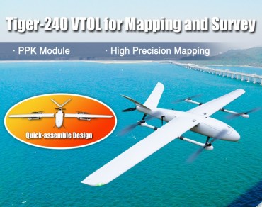 Tiger-240 VTOL for Mapping and Survey