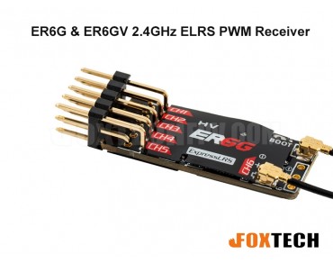 ER6G & ER6GV 2.4GHz ELRS PWM Receiver