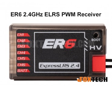 ER6 2.4GHz ELRS PWM Receiver