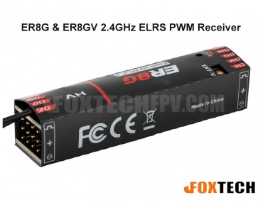 ER8G & ER8GV 2.4GHz ELRS PWM Receiver