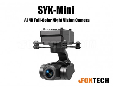 SYK-Mini AI 4K Full-Color Night Vision Camera with 3-axis Gimbal