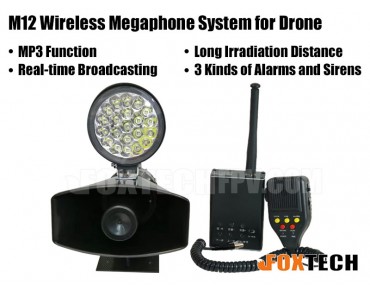 M12 Wireless Megaphone System for Drone